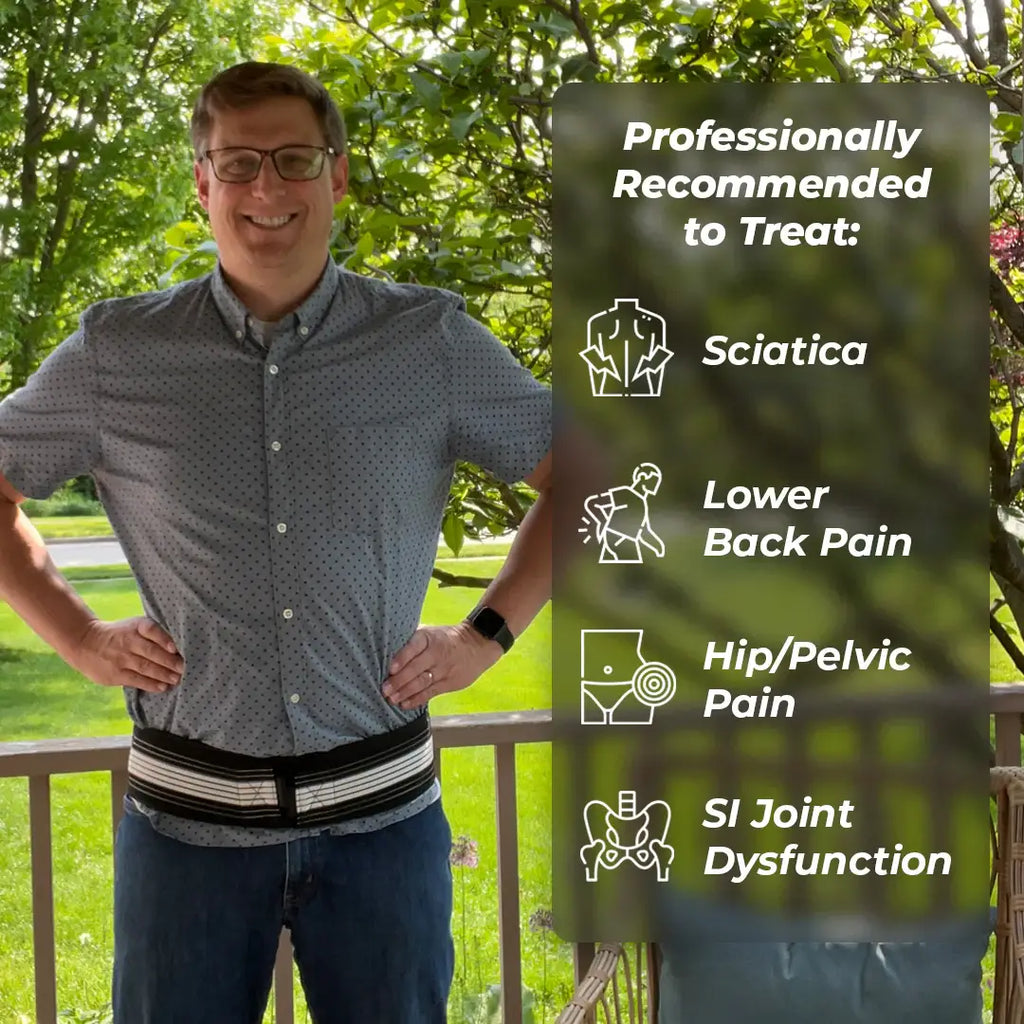 Premium Back Support Belt - Relieve Back Pain & Sciatica Original Quality